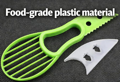 3 In 1 Avocado Peeler Slicer Tool - Avocado Slicer - Avocado Cutter and Scooper for Fruits & Vegetable - Avocado Pitter