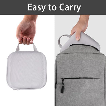 Label Printer Case Compatible with Brother P-Touch PTD210/PTD220 Home and Office Everyday Label Maker(Gray Case)