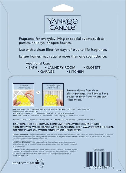 Yankee Candle Sicilian Lemon Whole Home Air Freshener (Pack of 1)