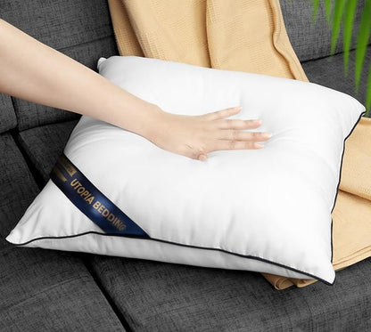 Utopia Bedding Throw Pillow Inserts (Pack of 4, White), 12 x 12 Inches Decorative Indoor Pillows for Sofa, Bed, Couch, Cushion Sham Stuffer