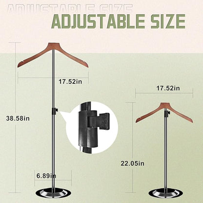 4Pack Adjustable T Shirt Display Adult,22-38IN Flexible Shirt Rack Shoulder Stand, Portable Hanging Metal Clothes Display, Hanger Rack for Clothing Dress Garment Coat Retail