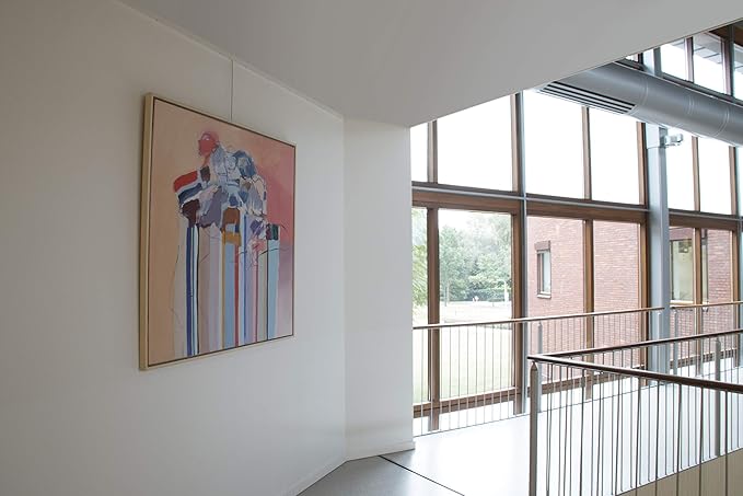 STAS Art Hanging Set: STAS j-Rail max Steel Rod Silver 4x4 200cm + Hook