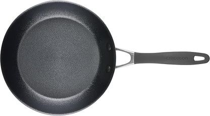 Circulon A1 Series with ScratchDefense Technology Nonstick Induction, Frying Pans/Skillets with Lids, Metal Utensil Safe, Skillet Set w/Lid (8.5", 10" & 12") - Graphite