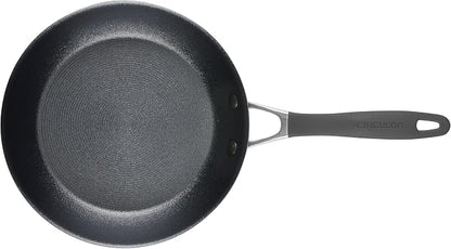 Circulon A1 Series with ScratchDefense Nonstick Induction 8.5-Inch and 10-Inch Frying Pan Set, Induction Cookware, 2-Piece, Graphite