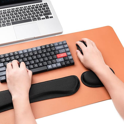 Hoewina Keyboard Wrist Rest,Ergonomic Wrist Rest,Superfine Fabric and Gel Memory Foam Wrist Pad for Computer Keyboard for Easy Typing & Pain Relief, Suitable for Office, Family, Outdoor
