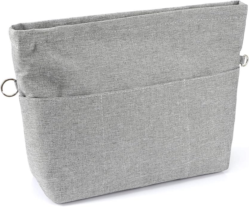 VANCORE Purse Bag Organizer Insert with 13 Pockets, Handbag and Tote Bag Inside Shaper with Zipper