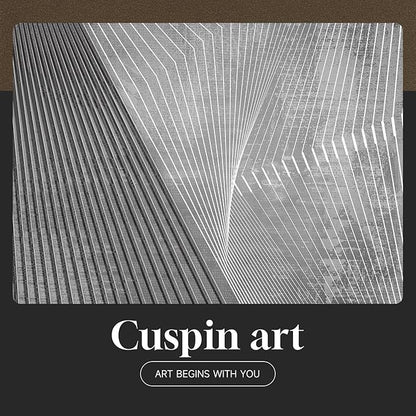 Framed Black And White Abstract Wall Art, Modern City Architecture Prints Paintings for Walls, Large Contemporary Geometric Lines Pictures for Living Room Dining Bedroom Hallway Home Decor 24x36 In