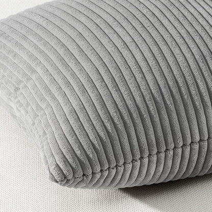 Topfinel Decorative Throw Pillow Covers Cushion Cases, Set of 4 Soft Velvet Modern Double-Sided Designs, Mix and Match for Home Decor, Pillow Inserts Not Included (12x12 inch, Grey)
