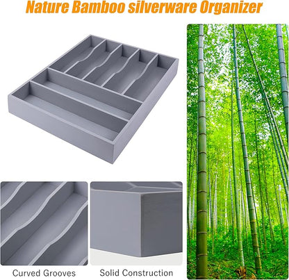Kitchen Silverware Drawer Organizer and Storage Organizador Small De Cucharas y Tenedores Cubiertos Para Gavetas Cocina Para Gabinete Cajones Cocina Cajones Cocina Para Gabinete Hogar y Cocina Ofertas