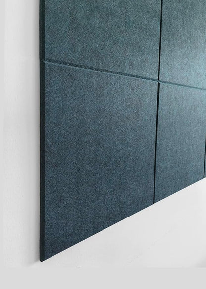 Dark Green Bulletin Board | Large Cork Boards Alternative for Walls | Felt Cork Board for Office, Home & Classroom | Green Office Classroom Supplies | Felt Wall Tiles (12-Pack) | Emerald
