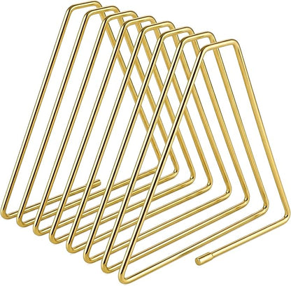 Gold Expandable Bookends, 7-Section, 2"-15.7" | 7 Slot Adjustable Book Rack, Telescoping Desktop Organizer, Metal Magazine Vinyl Record Stand, For Office Home Decor