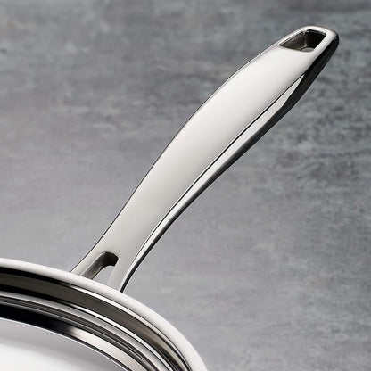 Tramontina Signature Tri-Ply Clad Stainless Steel 12-Piece Cookware Set with Lids, Pots and Pans Kitchen Set, Induction-Ready, Dishwasher-Safe, NSF-Certified, Made in Brazil