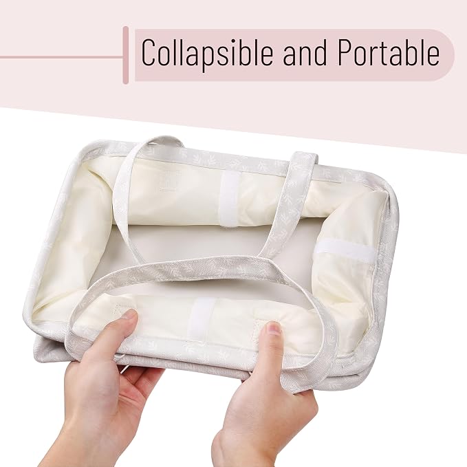 Mr. Pen- Baby Diaper Caddy Organizer, Patterned Gray, Nursery Storage Bin and Car Organizer for Diapers and Baby Wipes