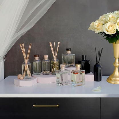 Urban Naturals Vanilla Lime Reed Diffuser Set | Made with Essential Oils | Zesty Lime, Sweet Cane Sugar, Creamy Vanilla & Tonka Bean | Made in the USA