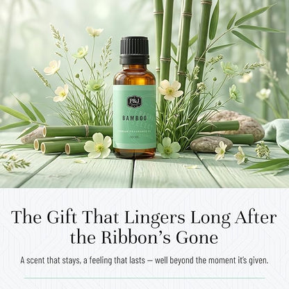 P&J Trading Fragrance Oil | Bamboo Oil 30ml - Candle Scents for Candle Making, Freshie Scents, Soap Making Supplies, Diffuser Oil Scents