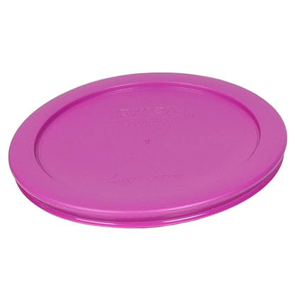 Pyrex 7201-PC 4 Cup Pink Food Storage Replacement Lids (3-Pack) - Made in USA
