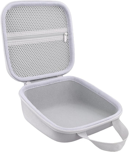 Label Printer Case Compatible with Brother P-Touch PTD210/PTD220 Home and Office Everyday Label Maker(Gray Case)