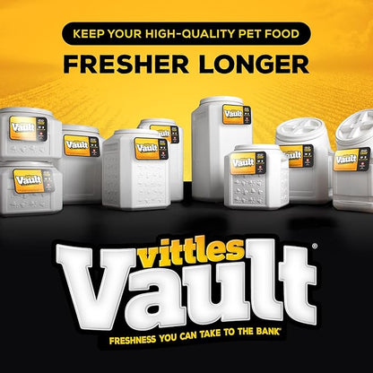 Gamma2 Vittles Vault Pet Food Storage Containers - Sealed Dog and Cat Food Storage Container, Fits up to 80lbs, Made in the USA - [14" L x 28" H]