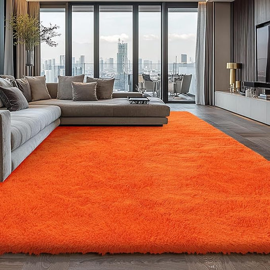 Boshengya 10X14 Large Area Rugs for Living Room Bedroom,Big Shag Rug for Bedroom Dorm,Soft Fluffy Indoor Carpet Plush Rugs for Living Room Home Decor