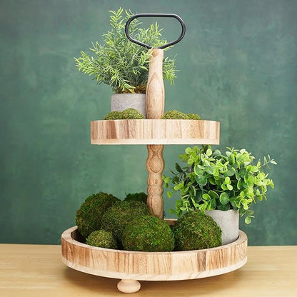 BYHER Decorative Moss Balls Set - Fake Moss Balls for Bowl Fillers, Centerpiece Decor, Home Decor, Vase Filler, Wedding Decor, Table Arrangement, Coffee Accents, DIY Crafts (Small - 2"-Set of 12)