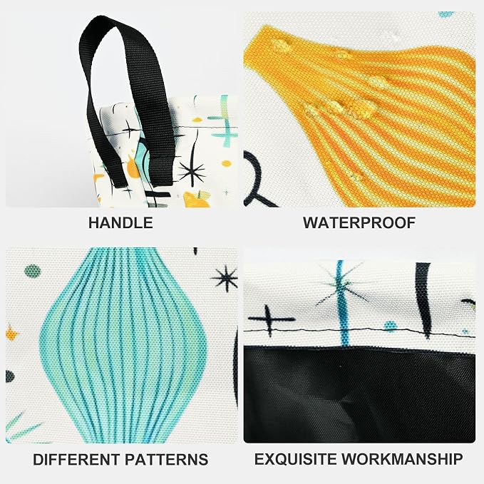 Cat Laundry Basket Waterproof Laundry Hamper Foldable Laundry Bag with Handles for Bedroom, Bathroom, Office, Clothes Storage