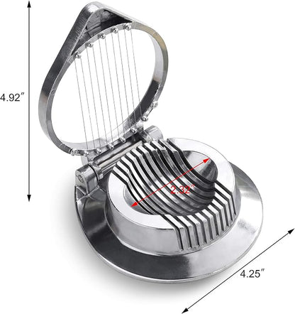 New Star Foodservice Commercial Grade Aluminum Egg Slicer, Mushroom Slicer with Stainless Steel Wire (Hand Wash Only)