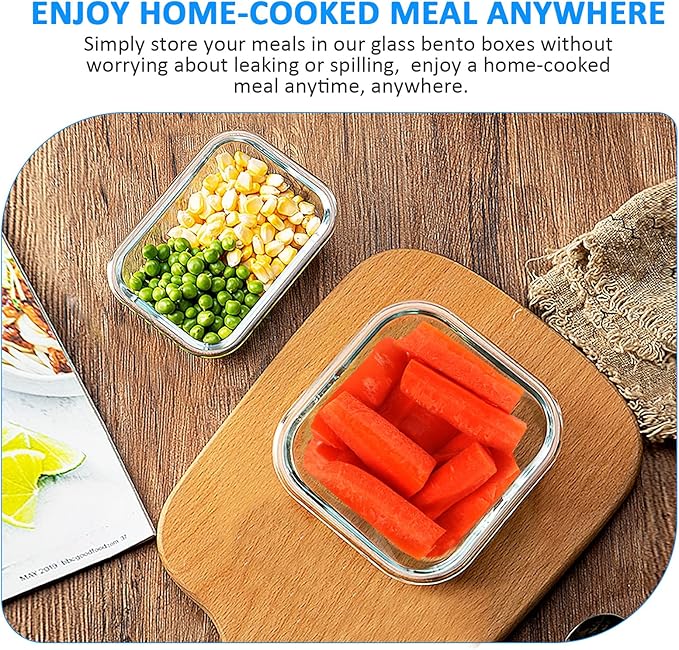 KOMUEE 24 Pieces Glass Food Storage Containers Set,Glass Meal Prep Containers, BPA-Free Airtight Glass Storage Containers with lids,Freezer, Microwave and Oven Safe,Blue