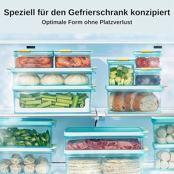 LocknLock HFL106 Freezer Fit Plastic Food Storage Container with Lid for Kitchen, Lunch, Meal Prep, and Leftovers, BPA-Free, Airtight, Leakproof, Microwave, Dishwasher-Safe, 3.5L