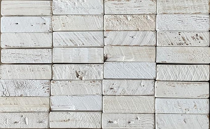 Urban Legacy Reclaimed Barnwood Planks | Floating Shelves for Wall w/Flush Mount Shelf Bracket Set Included | | Set of 2 (White Wash, 36" x 4.5" x 2")