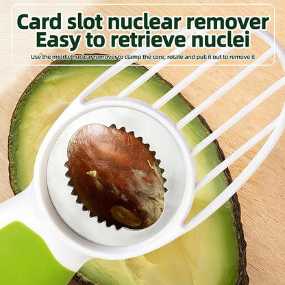 3 in 1 Folding Avocado Slicer Tool, Splitting, Pitting, Slicing Avocados Safely, Bird Shaped Avocado Splitter, Fruit Peeler, Kitchen Gadget, Lightweight Portable Tool, 1 Pcs