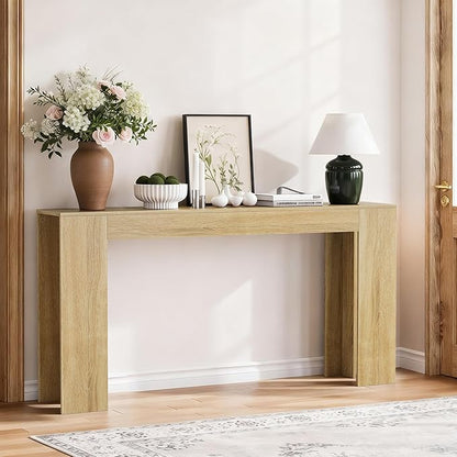 Spaco 63'' Narrow Long Console Table,Farmhouse Entryway Table Sofa Table with Storage,Wood Behind Couch Table for Living Room, Hallway,Foyer