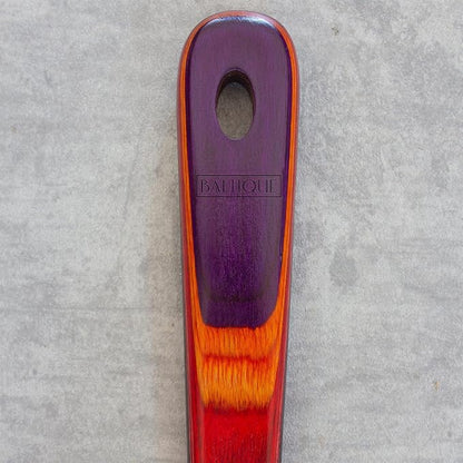 Totally Bamboo Baltique Waikiki Collection 12-1/2" Wooden Slotted Spatula, Safe for Nonstick