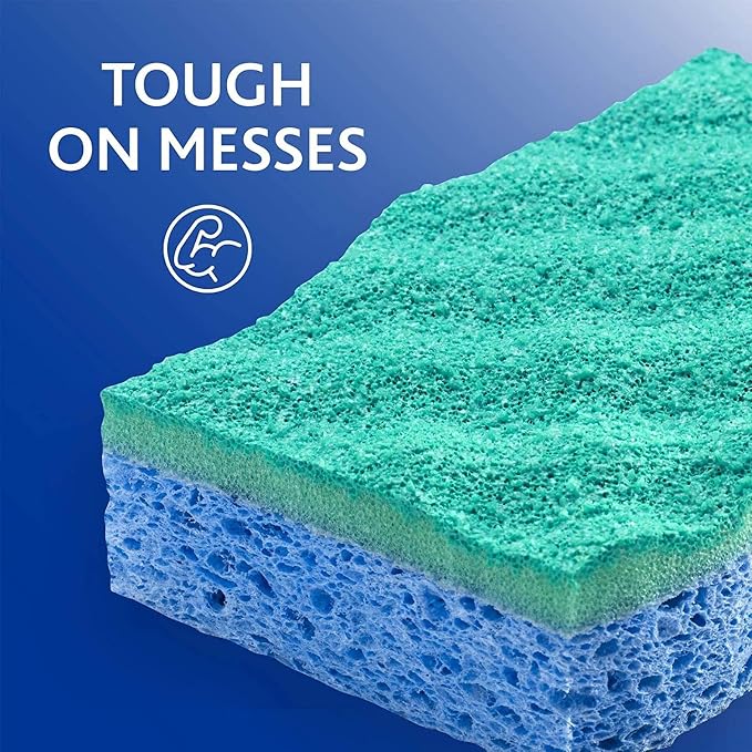 O-Cedar Multi-Use Scrunge Scrub Sponge 6 Count (Pack of 2)