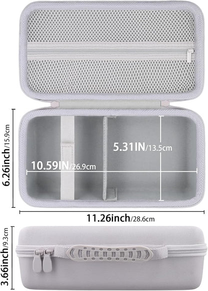 Label Printer Case Compatible with Brother P-Touch Cube Color PTP300BT Smartphone Label Maker(Gray Case)