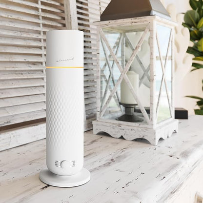 The AirScent Waterless Diffuser - Cold Air Scent Diffuser Oil Machine for Homes Offices Hotels and Spas - Aromatherapy Diffuser for Aesthetic Scenting - White - 4.05 Oz - Fragrance Oil Not Included
