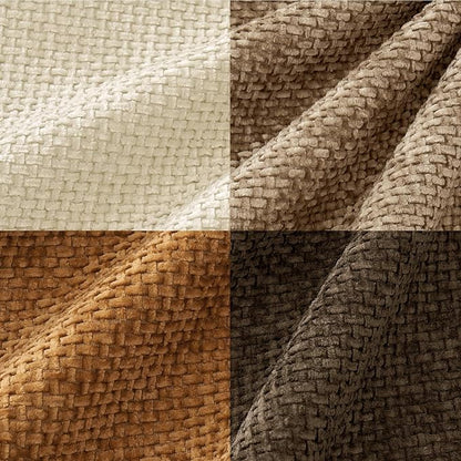 MIULEE Pack of 4 Brown Couch Throw Pillow Covers 16x16 Inch Soft Decorative Chenille Pillows Farmhouse Accent Cushions for Boho Home Decor Spring Sofa Bedroom Living Room