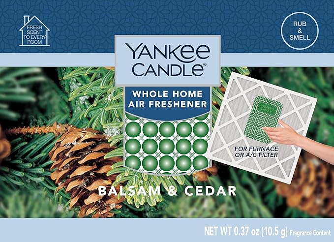 Yankee Candle Balsam Cedar Whole Home Air Freshener (Pack of 4)