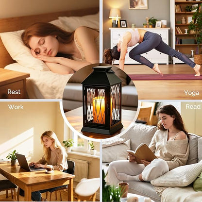 Black Candle Warmer Lamp with Timer Dimmable,Compatible with 3 Wick Candles/Large Candel Jar,Vintage Lamps Candle Warming Lamp,Fully Enclosed Designed/Hanging Up-Electric
