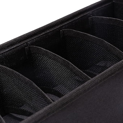 Qozary 3 Pack Sock Underwear Drawer Organizer Dividers, Collapsible Cabinet Closet Storage Boxes for Clothes, Socks, Lingerie, Underwear, Tie, Belt, Baby, Bedroom