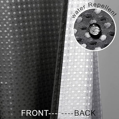 Mrs.Naturall RV Camper Stall Small Shower Curtain Little Size 36wx72h Single Hotel Style Stand Up Shower Curtains,Hooks,Liners for Bath 36 x 72 Inch Ombre Tie Dip Dyed White and Black