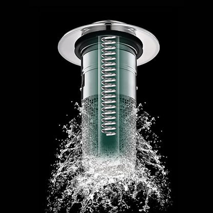 Bathroom Sink Drain Stopper for US Universal Replacement, Pop Up Drain for Bathroom Sink with Stainless Steel Filter Basket Hair Catcher, Sink Drain Strainer for 1.1-1.45 Inch