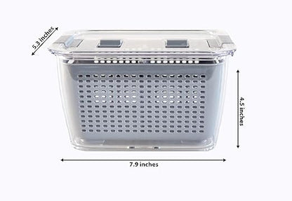 Kitchen Spaces - 1465A6-AMZ Kitchen Spaces Colander Bin, Medium, Gray