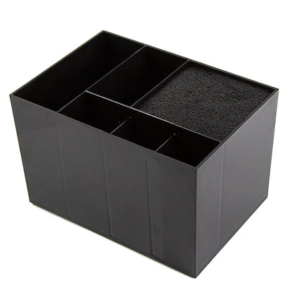 Hair Dresser Organizer - Shear Holder for Stylist - Hairstylist Organizer for Station - Scissor Holder Box - Hairstylist Accessories - Holder for Scissors (Black)