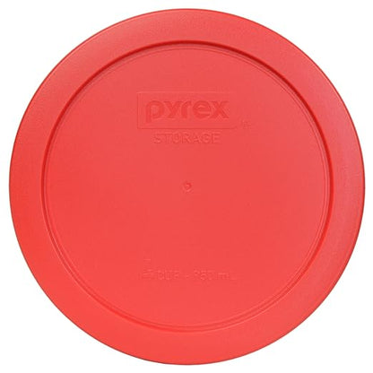 Pyrex 7201-PC 4-Cup Red Replacement Food Storage Lid - Made in the USA