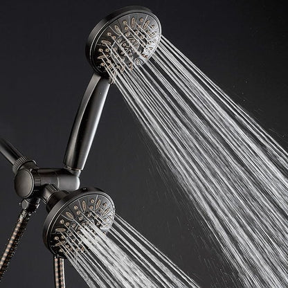 AquaDance Oil Rubbed Bronze Premium High Pressure 48 3-Way Combo for The Best of Both Worlds – Enjoy Luxurious Rain Head and 6-Setting Hand Held Shower Separately or Together
