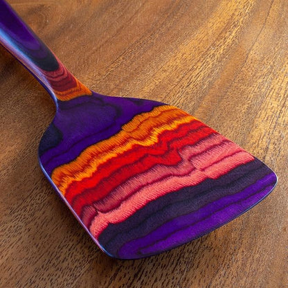 Totally Bamboo Baltique Waikiki Collection 12-1/2" Wooden Spatula, Safe for Nonstick