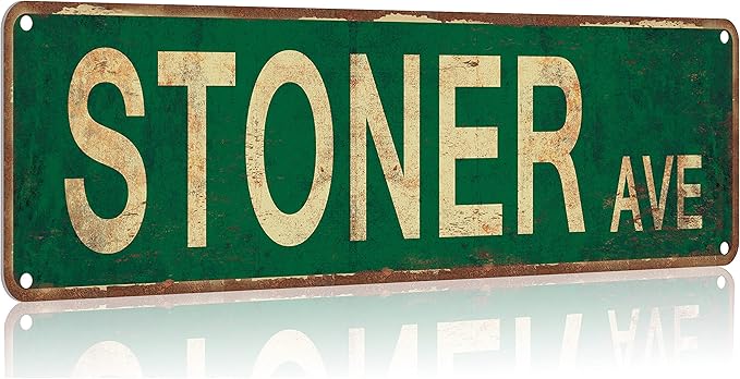Saraheve Street Sign Vintage Rustic Retro 4x16 inch Tin Sign