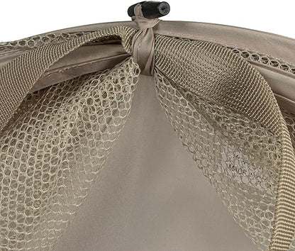 Household Essentials Pop-Up Mesh Laundry Hamper, Beige