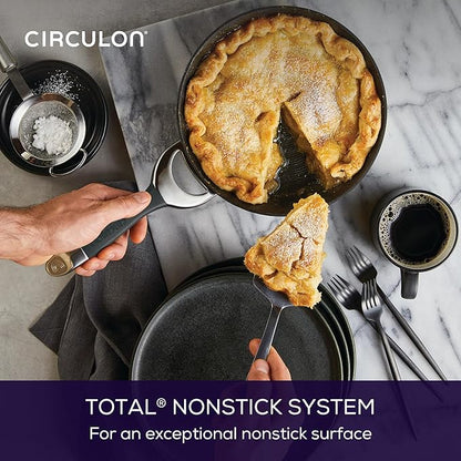 Circulon Symmetry Hard Anodized Nonstick Induction Frying Pan, 8.5-Inch Fry Pan, Black (Pack of 4)