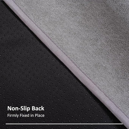 Waterproof Anti-Slip Sofa Armrest Organizer Armchair Caddy for Couch Remote Control Holder Sofa Armset Organizer with 6 Pockets Couch Armrest Storage for Book 35"x19.5" Grey 1 Pack